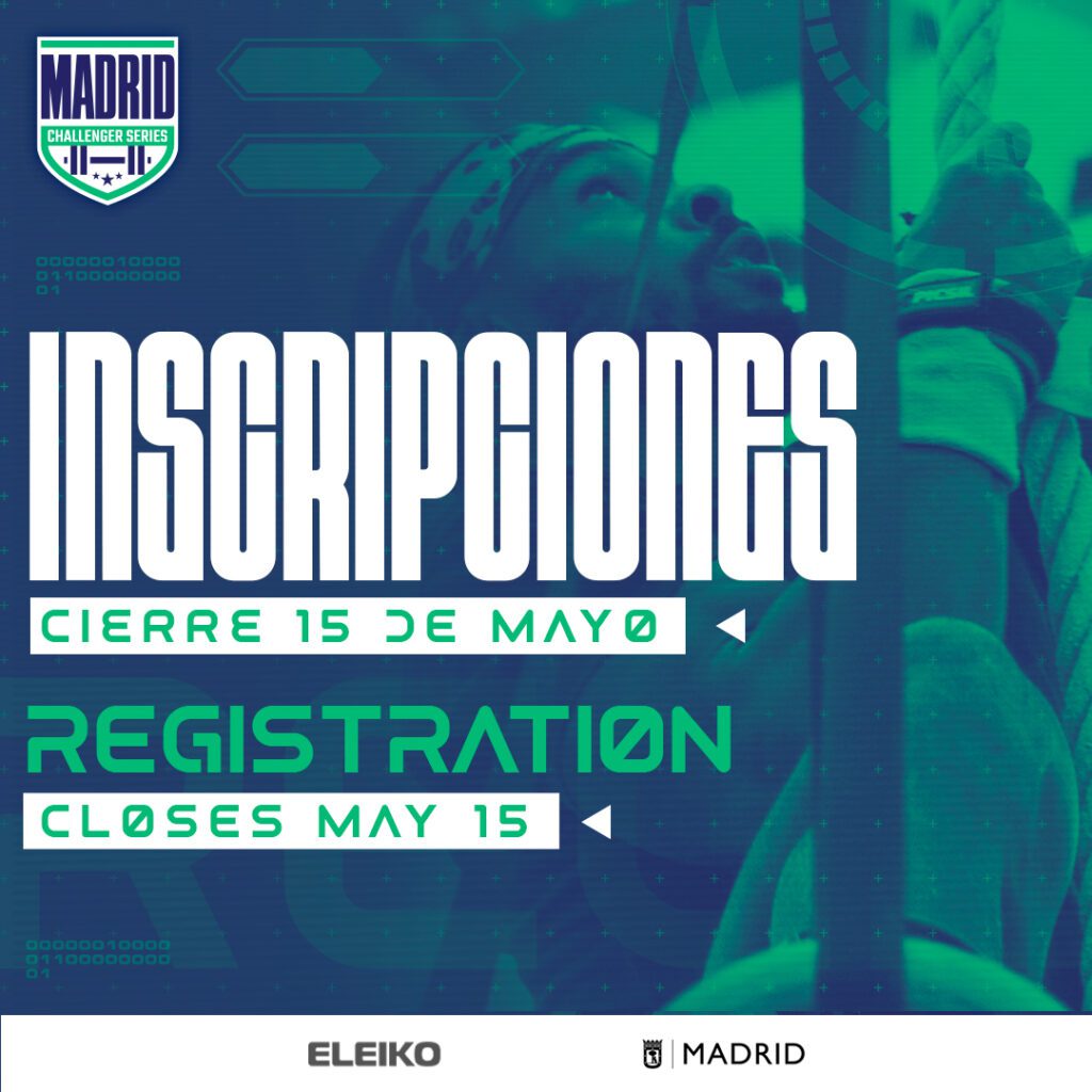 Fechas de inscripciones Madrid Crossfit Challenger Series 2023